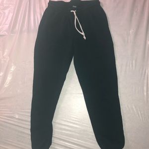 black sweatpants xs